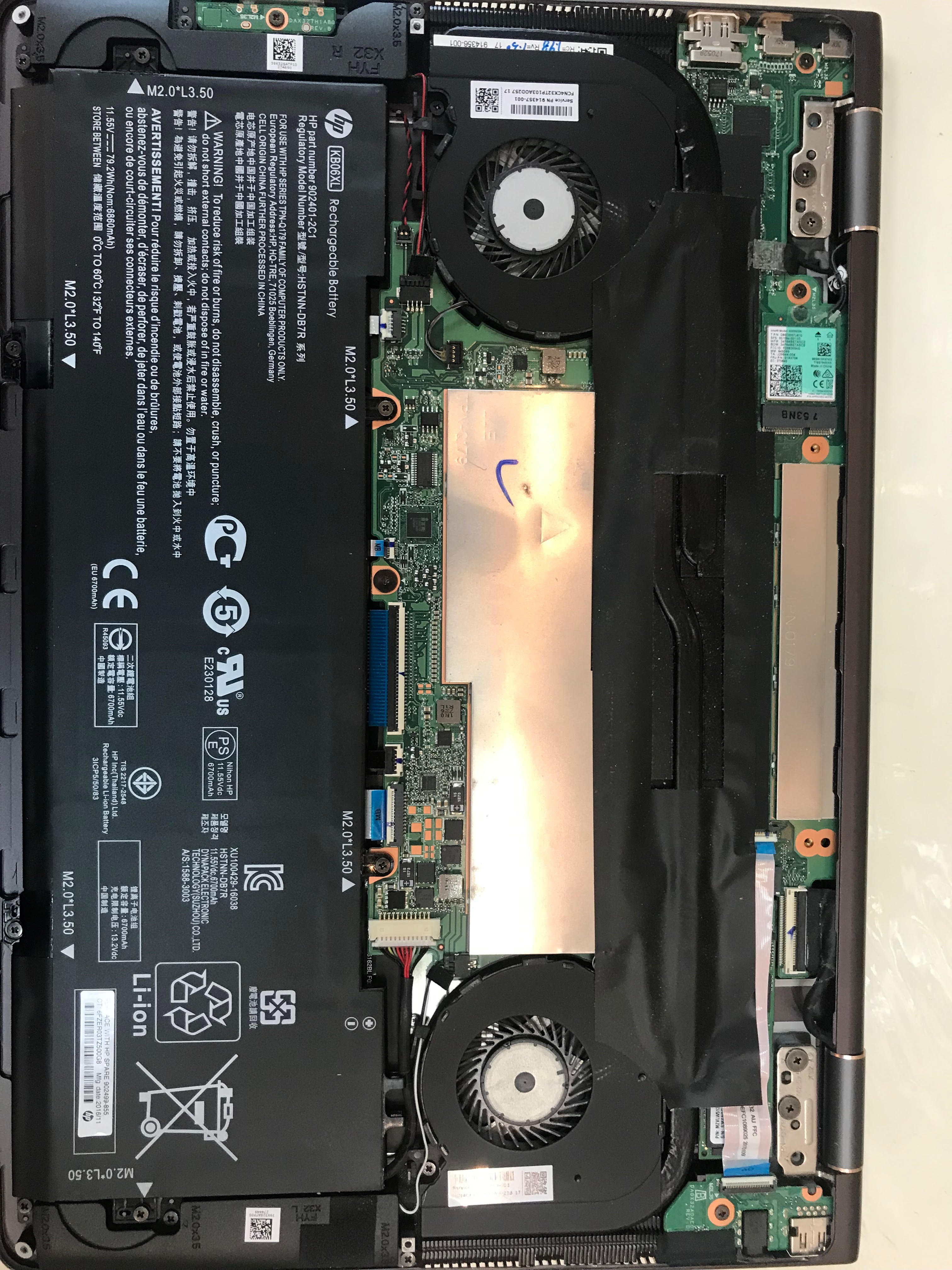 HP Spectre 15-bI018ca Laptop motherboard Repair | MT Systems