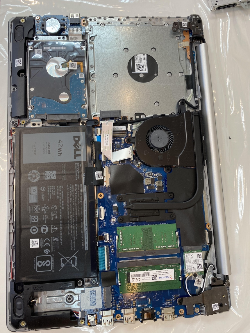 Dell inspiron 15 5000 Laptop Repair - Hard Drive Replacement