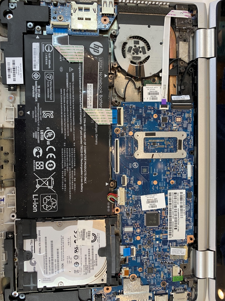 HP 13-s036ca Repair