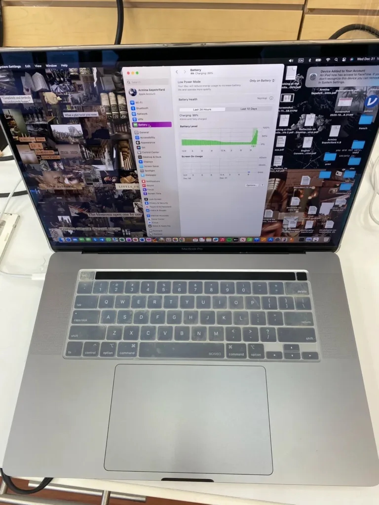 Macbook Pro A2141 Battery Replacement